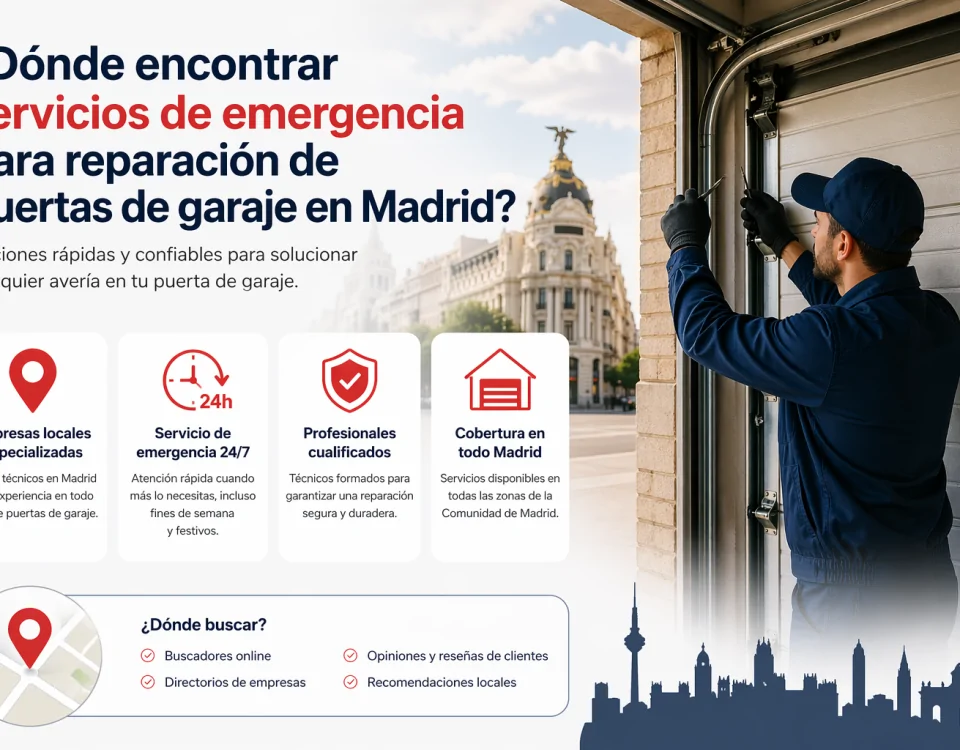 Donde encontrar servicios de emergencia para reparacion de puertas de garaje en Madrid 960x750 - ¿Dónde encontrar servicios de emergencia para reparación de puertas de garaje en Madrid?
