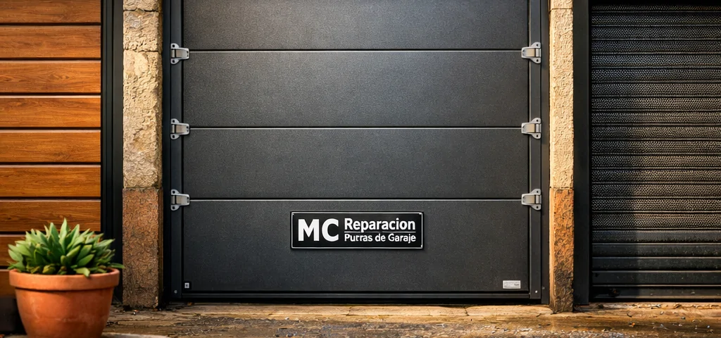 Alley en Barcelona con tres puertas de garaje: acero, madera y aluminio. Cuales son las puertas de garaje mas fiables en Barcelona.