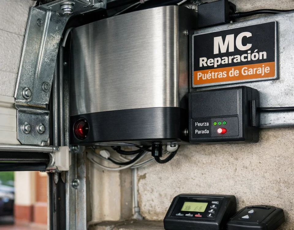Sistema modernizado de puerta de garaje en Barcelona; Cuales son los beneficios de modernizar tus puertas de garaje en Barcelona segun expertos